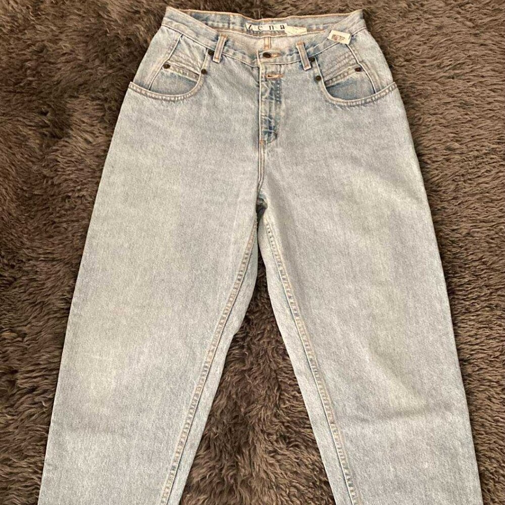 Vintage 90's Zena High Rise Jeans Light Wash
